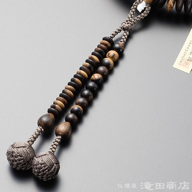 仏壇屋 滝田商店 数珠 天台宗 寺院用 男性用 大平天台 黒柿 宗派 仏壇屋 滝田商店 数珠 天台宗 寺院用 男性用 大平天台 黒柿 宗派