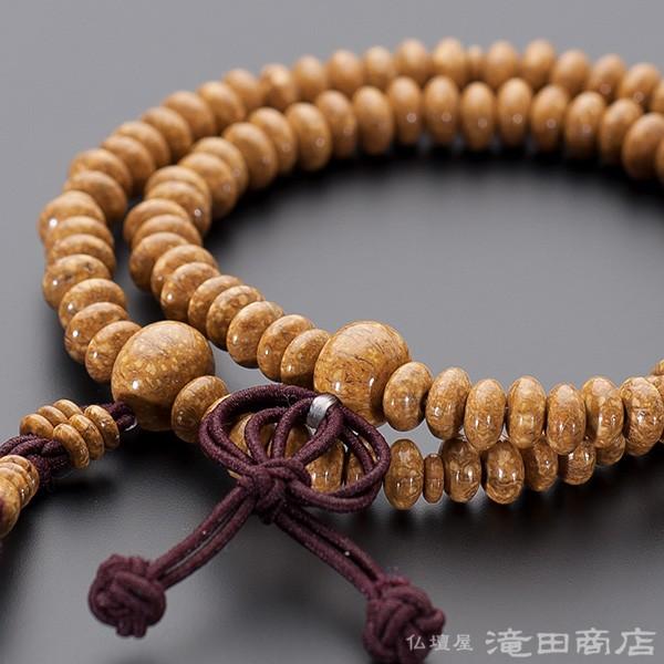 仏壇屋 滝田商店 腕輪念珠 数珠 ブレスレット 108珠 浄土真宗用 天竺
