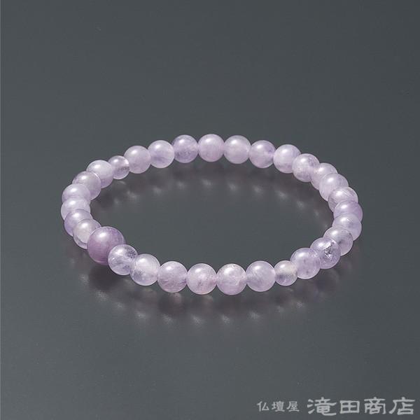 腕輪念珠 数珠 ブレスレット 紫雲石 6mm 宅配便配送 新商品 新型