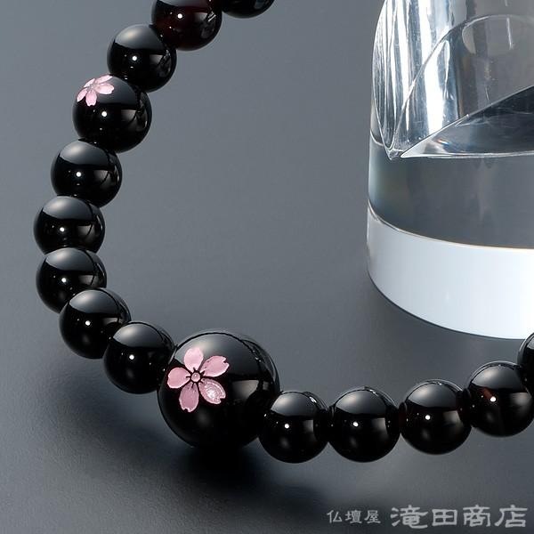 仏壇屋 滝田商店 腕輪念珠 数珠 ブレスレット 極上 伽羅（きゃら） 8mm