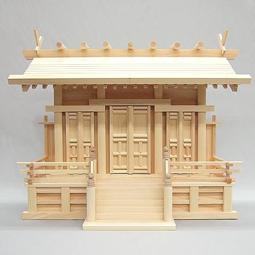 仏壇屋 滝田商店 - 神棚(お宮) 唐戸通し大屋根三社 中 神棚-冠婚葬祭、宗教用品