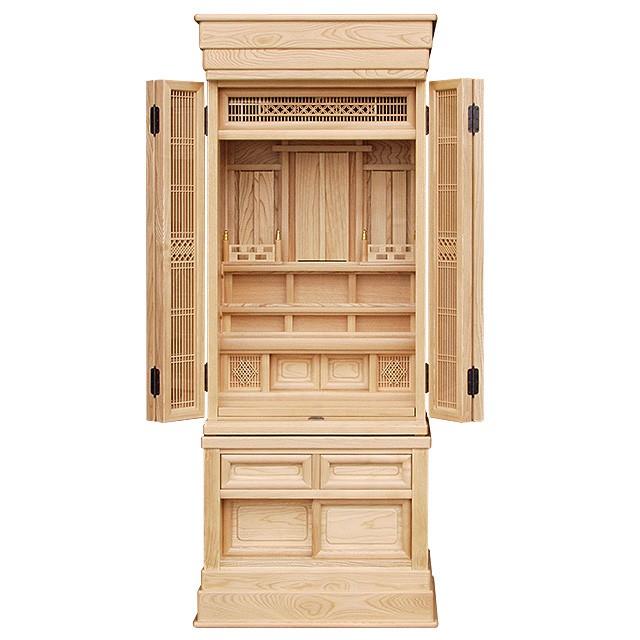 仏壇屋 滝田商店 祖霊舎 神徒壇 台付型 50号(巾狭) 神具セット 仏壇屋 滝田商店 祖霊舎 神徒壇 台付型 50号(巾狭) 神具セット
