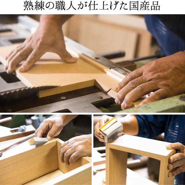 祖霊舎 A4サイズのミニ祖霊舎 神徒壇 カミネ ホワイトオーク （御霊舎 小さい 小型 a4 モダン） 日本製の画像