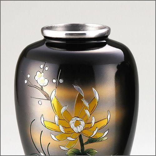 仏壇用花瓶 お盆用花瓶 アルミ製 太夏目型 菊四君子彫金入り 7号 一対 お盆用品 仏間用花瓶 花器 花入れ Kbn11 02 仏壇 仏具販売 仏壇屋 滝田商店 通販 Yahoo ショッピング