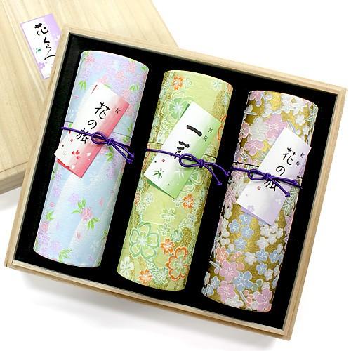 進物用線香(贈答用・ギフト線香) 花くらべ3種セット「桜・紅梅 進物用線香(贈答用・ギフト線香) 花くらべ3種セット「桜・紅梅