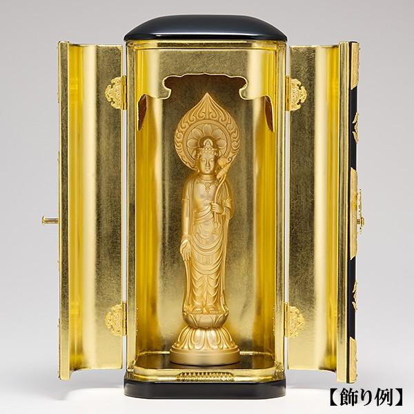 仏壇屋 滝田商店 厨子 丸厨子 普通巾 黒塗り 9寸 国産（日本製