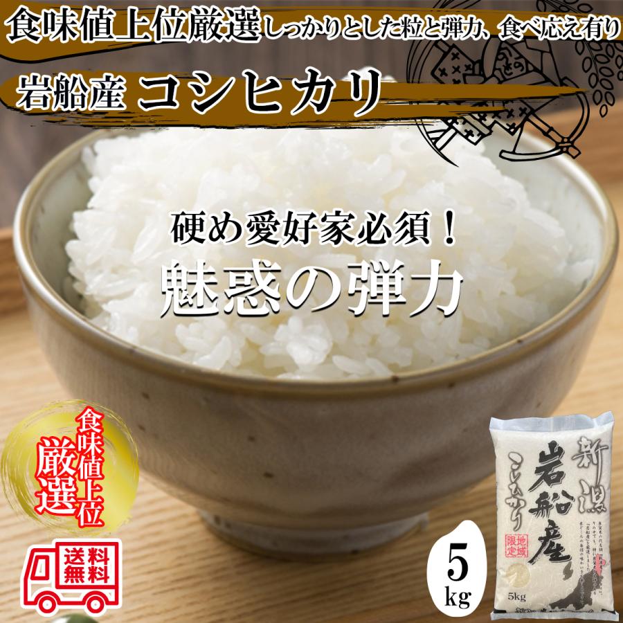 コシヒカリ 令和7年産 岩船産コシヒカリ 白米5kg （5kg×1袋） 「新潟