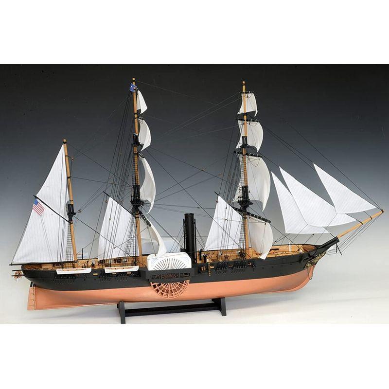 好評 ウッディジョー 安宅船 ランキング総合1位ウッディジョー 1/120 黒船サスケハナ 100 展帆タイプ 模型製模型 組み立てキット  組み立てキット