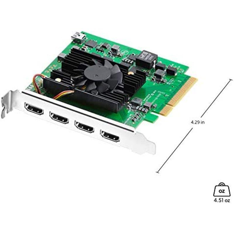 販売実績No.1 ブラックマジックデザイン 国内正規品 DeckLink Quad HDMI Recorder 黒 スマホ、PC用TVチューナー 尾崎製作所 デジタルカウンタ 144(W)×72(H)×160(D)mm C-500