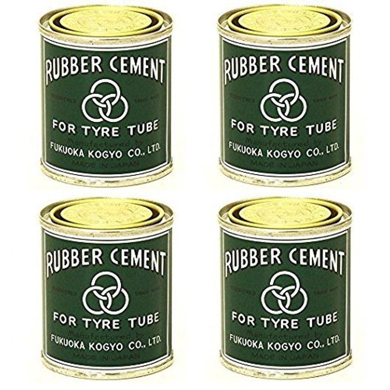 福岡工業 ミツワ ラバーセメント 小缶ゴムのり 90ml 41500001 (4個) 2023021102395800498たこまろ