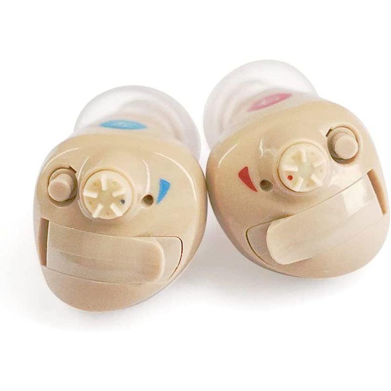 ニコンデジタル耳あな型補聴器 イヤファッション NEF-M100 日本製 右用 左用 両耳用 軽度から中度難聴用 (両耳用) ラクラク電池交