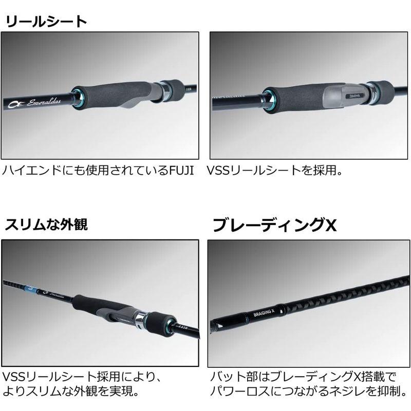 ダイワ(DAIWA) エギングロッド エメラルダス X 86ML 釣り竿 DAIWA エギングロッド エメラルダス 86ML 釣り竿 号
