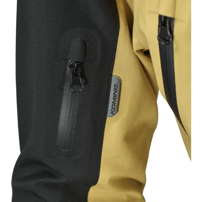 コミネ(KOMINE) バイク用 JK-555 WP プロテクト3Lパーカ Black XL