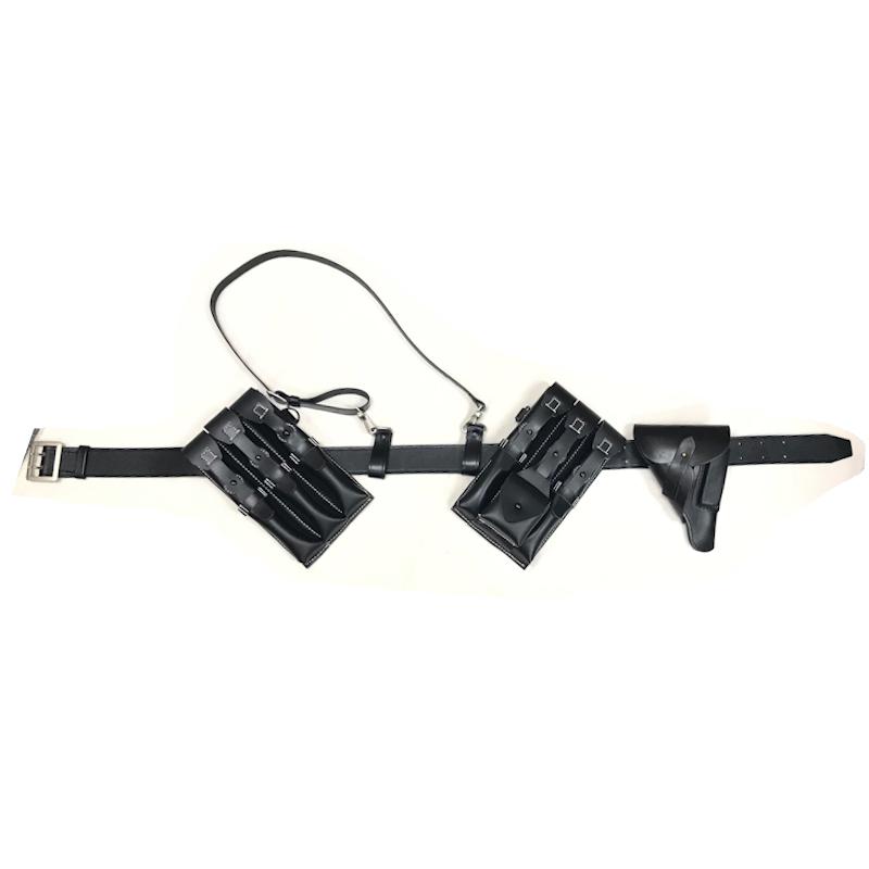 ドイツ軍将校用ベルト負革付き+MP40マガジンポーチ+ワルサーPPK ドイツ軍将校用ベルト負革付き+MP40マガジンポーチ+ワルサーPPK