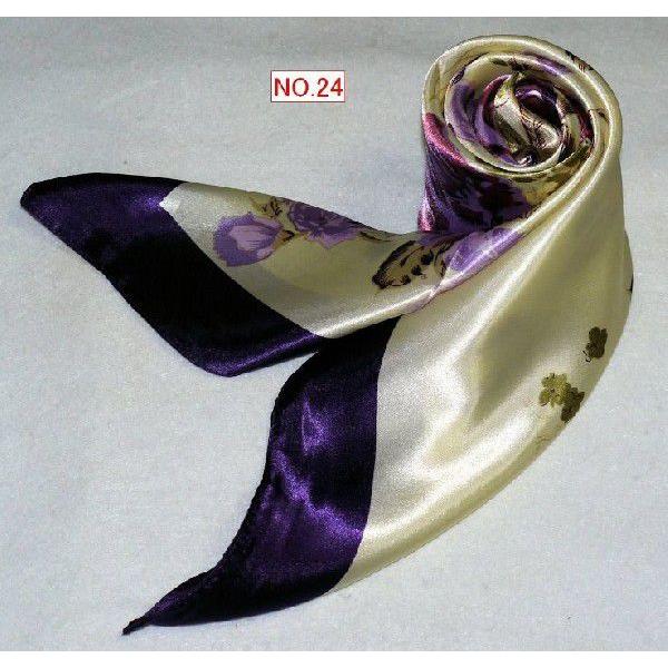 華麗な高級シルク調スカーフ 90角正方形大判レディース スカーフ　人気な花柄 スカーフ dfj6d24｜takouya