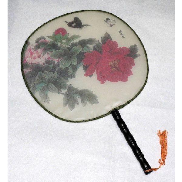 中国工芸 両面団扇 ケース付き 中国伝統柄 古典宮 扇子団扇 うちわ 中国雑貨 : 多幸屋商店 - 通販