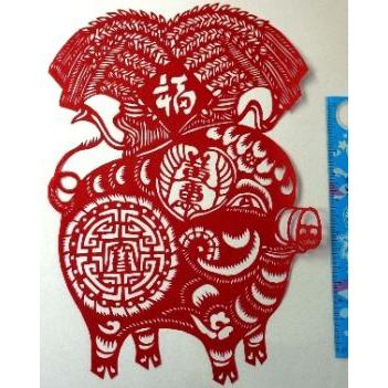 切り絵 十二支 中国雑貨 多幸屋切り絵販売 Jz0119 多幸屋商店 通販 Yahoo ショッピング