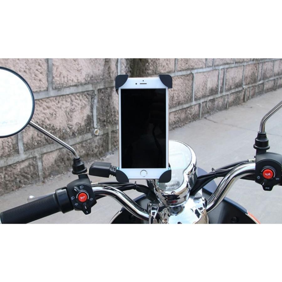 オートバイ スクーター パイク スマホ マウント ホルダー