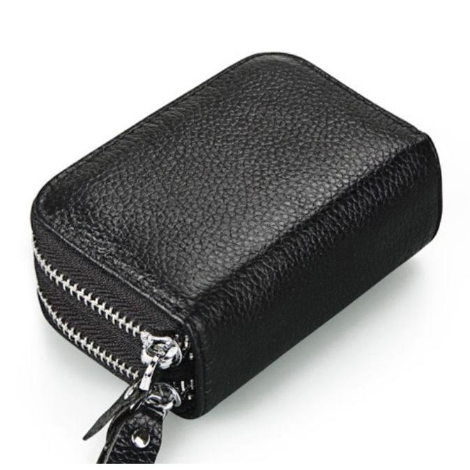 牛革 ダブルファスナー カードケース カード入れ 小銭入れ 財布