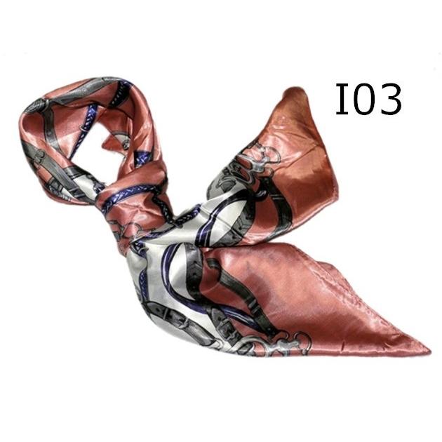 華麗な上品シルク調スカーフ 90角正方形大判レディース スカーフ　贈り物 ギフト人気な花柄 春夏秋冬、年中に使える スカーフ（I1〜5）｜takouya｜04