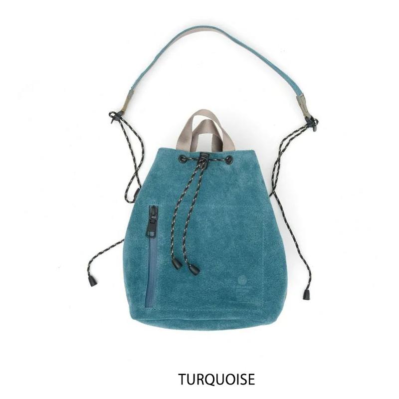 AS2OV アッソブ WATER PROOF SUEDE DRAWSTRING BAG / 巾着 バッグ 防水 スエード 革 メンズ レディース｜takt｜04