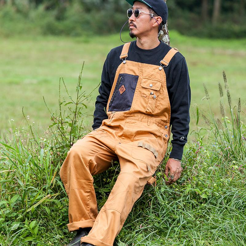 キャンプ オーバーオール grn outdoor HIASOBI BIG BEN OVERALL 難燃撥水 焚き火 セール品｜takt｜02