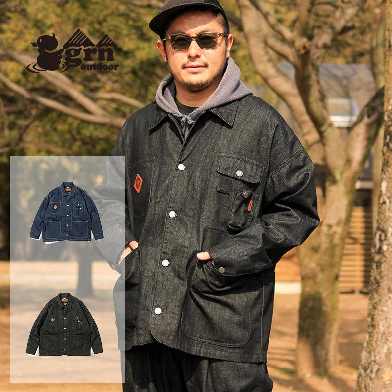 grn outdoor HIASOBI CAMPER LOOSE COVERALL ヒアソビ ルーズ 