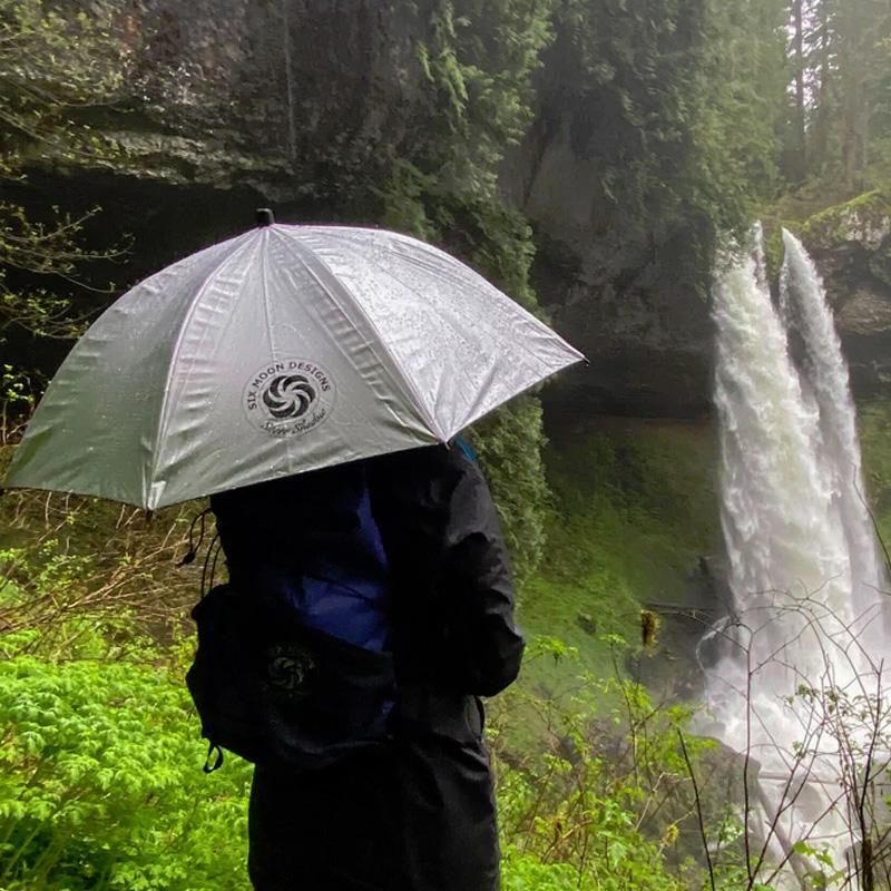 シックスムーンデザインズ Silver Shadow Mini Hiking Umbrella 