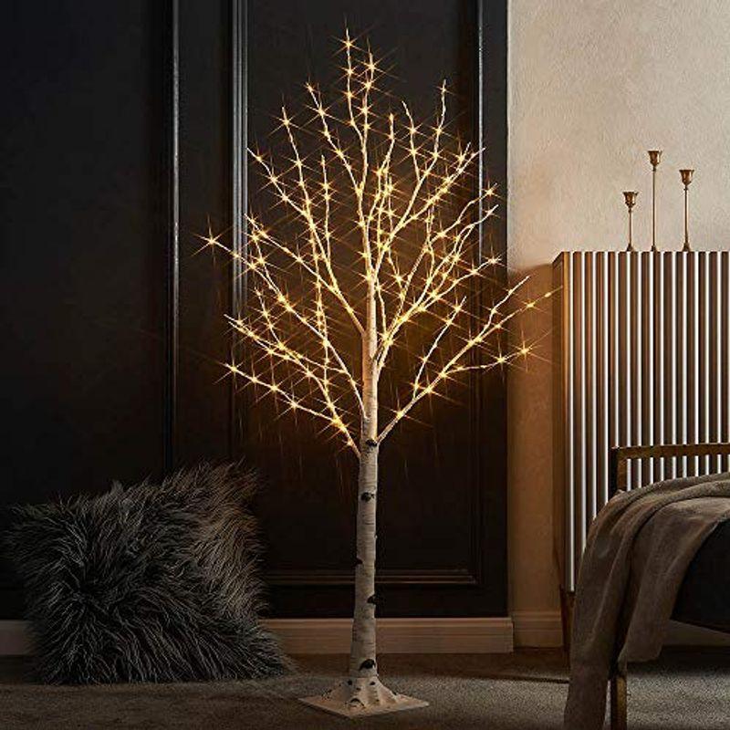 白樺 クリスマスツリー LED電球色 210cm 白樺 クリスマスツリー LED電球色 210cm