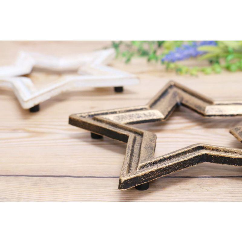 トスダイス 鍋敷き CASTIRON STAR TRIVET アンティークゴールド TDST09-6757GO 調理器具 トスダイス 鍋敷き CASTIRON STAR TRIVET アンティークゴールド TDST09-6757GO