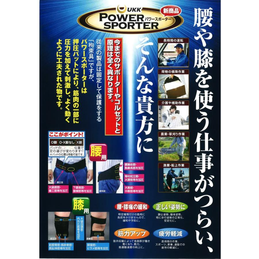 パワースポーター 腰用 インナータイプ M 腰痛ベルト 腰サポーター