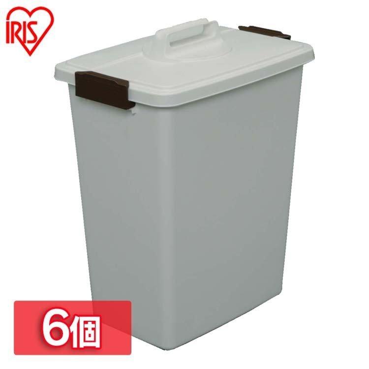 ゴミ箱 45リットル 6個セット 屋外 分別 バケツ 大容量 ごみ箱 生ゴミ 生ゴミ入れ 角型ペール 45L アイリスオーヤマ MK-45