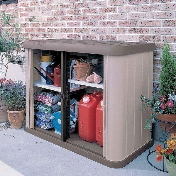 物置 屋外 屋外収納庫 家庭用 ロッカー おしゃれ ホームロッカーワイド Hl 10w 大型収納庫 屋外収納 庭 倉庫 ガレージ 園芸用品 Diy 通販 時間指定不可 1185 暮らしの宅配便 通販 Yahoo ショッピング