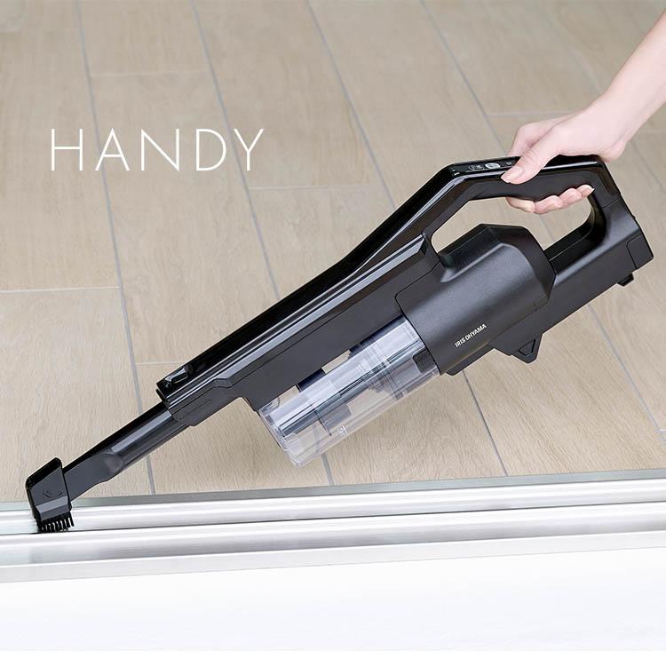 アイリスオーヤマ IRISOHYAMAスティッククリーナー SCD-184P-B アイリスオーヤマ 充電式サイクロンスティッククリーナー SCD