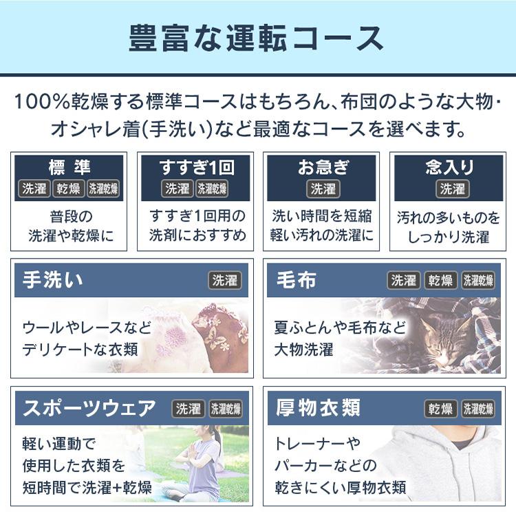 IRIS OHYAMA（アイリスオーヤマ） 洗濯機 8kg ドラム式 乾燥機能付き