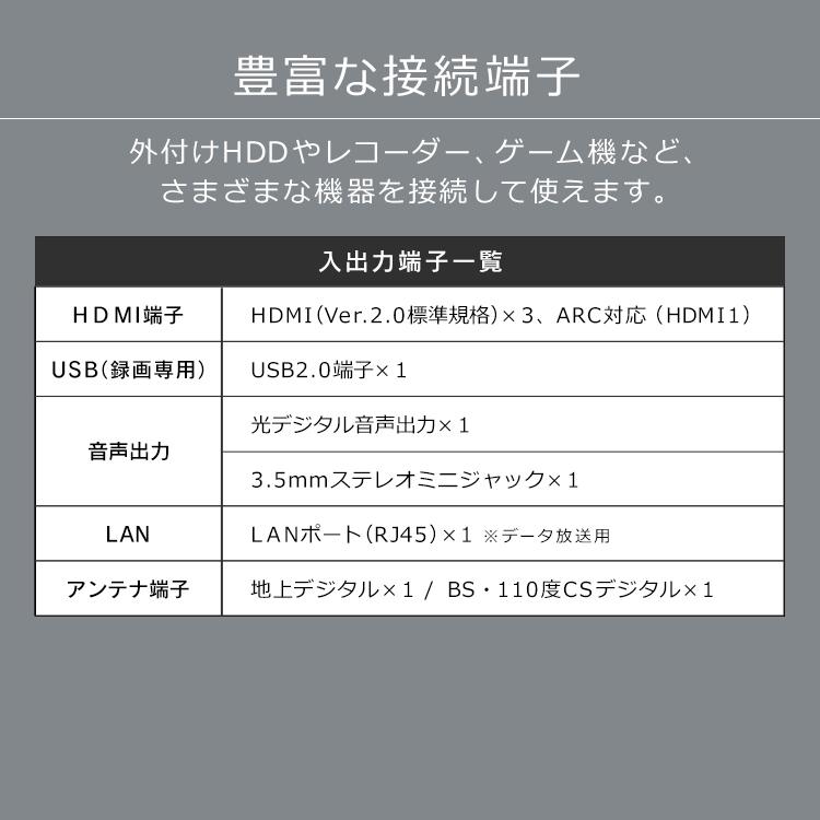 IRIS OHYAMA（アイリスオーヤマ） テレビ 4Kチューナー内蔵液晶テレビ