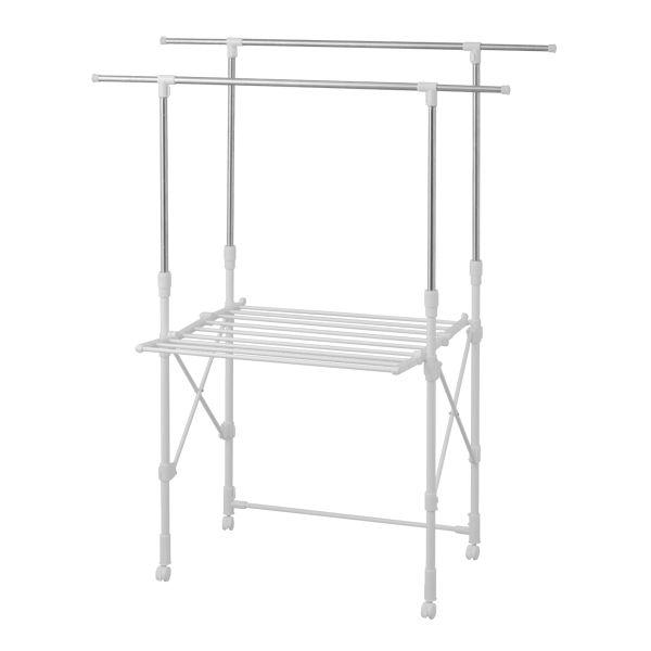 室内物干し おしゃれ 物干し 室内 買い物 洗濯物干し H Mr90 キャスター付 アイリスオーヤマ 室内干し たっぷり