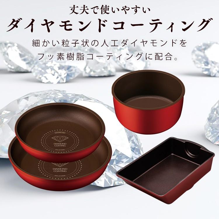 フライパンセット アイリスオーヤマ 26cm Ih ダイヤモンドコートパン 収納 取っ手が取れる 焦げ付かない 長持ち H Is Se10 暮らしの宅配便 通販 Yahoo ショッピング