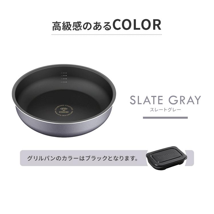 フライパンセット IH IH対応 おしゃれ アイリスオーヤマ 安い 一人暮らし 新生活 9点セット フライパン 26cm 鍋 片手鍋 取っ手が取れる PDCI-S9SG