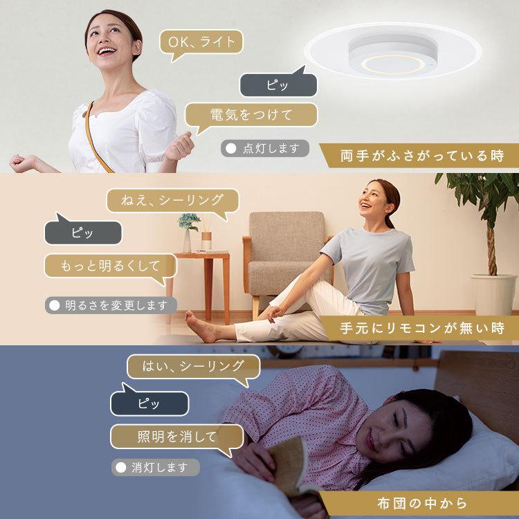 IRIS OHYAMA（アイリスオーヤマ） シーリングライト LED 8畳 おしゃれ