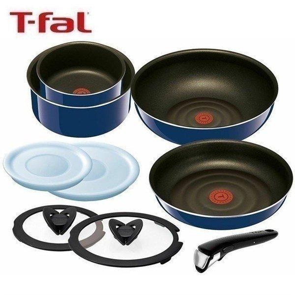 ティファール★インジニオグランブループレミア★ガス火専用★鍋・フライパンセット T-fal（ティファール） フライパン セット フライパンセット 9点 ガス