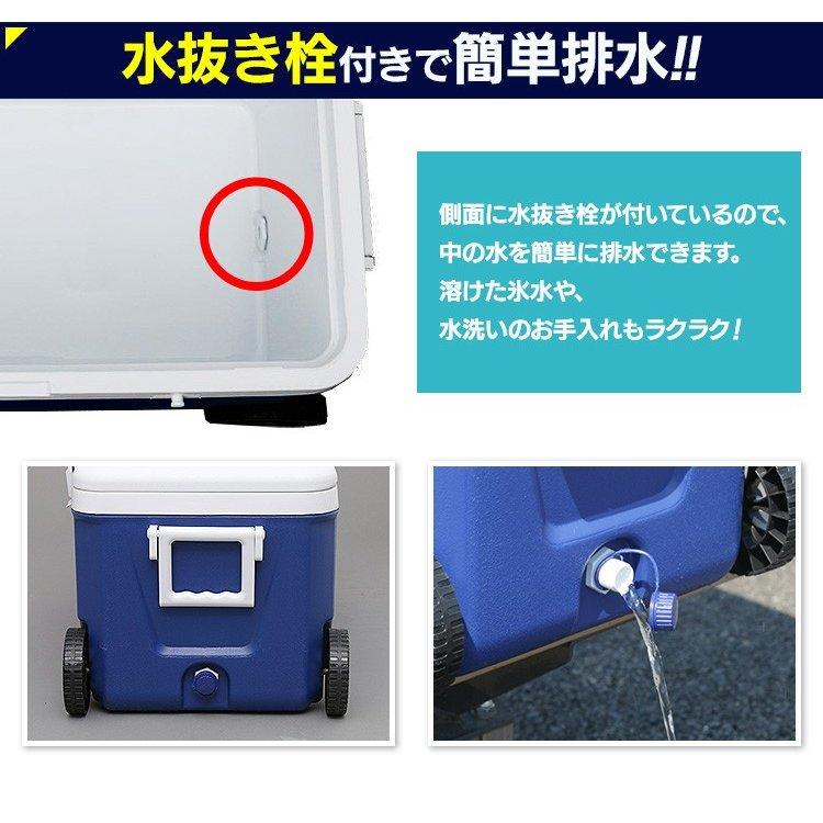 クーラーボックス 大型 保冷力 45L CB-G001-BL ガーデニング