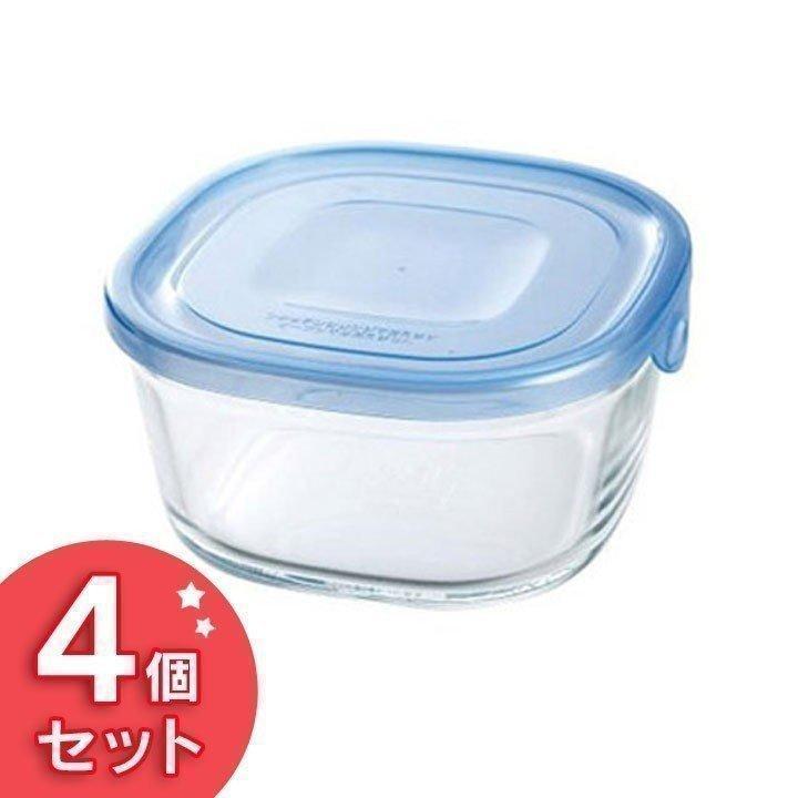 イワキ Waki 保存容器 耐熱ガラス おしゃれ Newパック レンジ 550ml 4個セット アクアブルー Kbt3240hbln Agcテクノ ガラス D くらしの宅配便 通販 Yahoo ショッピング