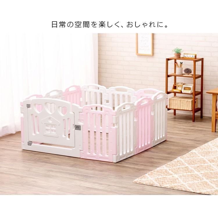 ベビーサークル 折りたたみ サークル 赤ちゃん 柵 ドア付き ベビー