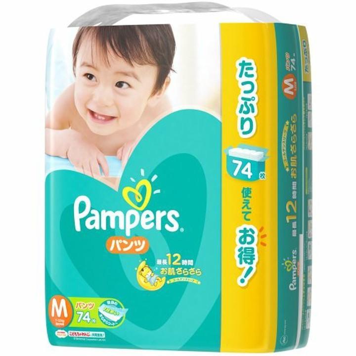 オムツ おむつ Mサイズ パンパースパンツウルトラジャンボM74枚 P＆G