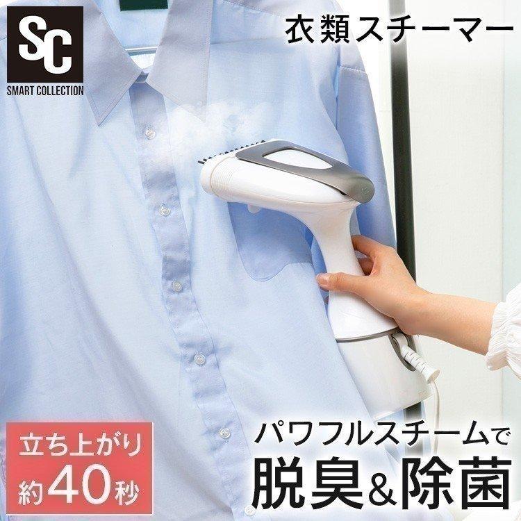 スチームアイロン ハンディ スチーマー 衣類スチーマー ホワイト 