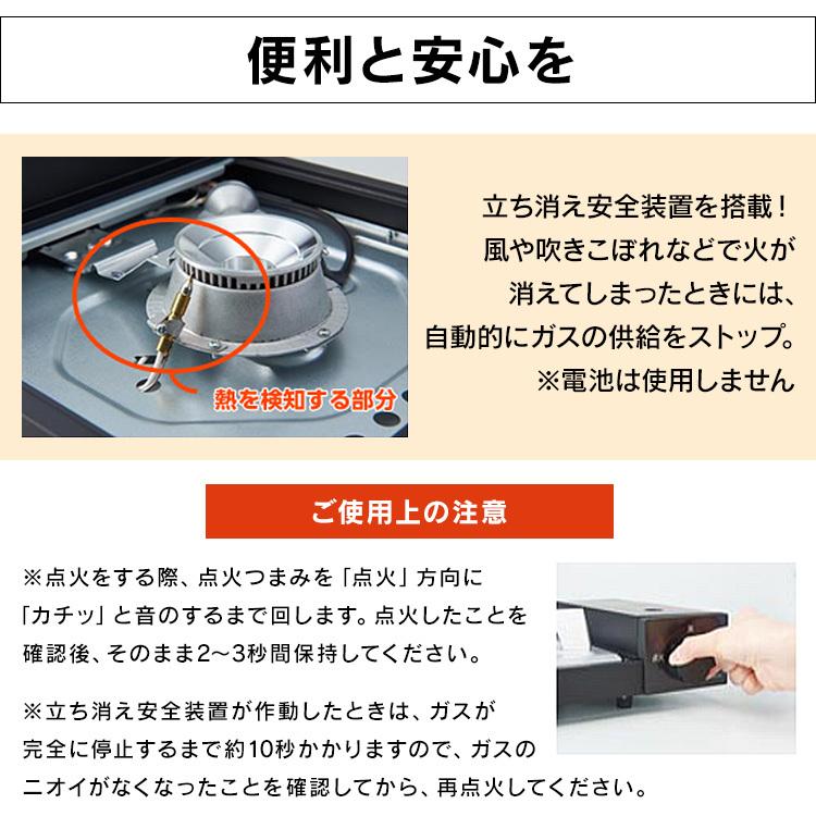 Iwatani（イワタニ） カセットコンロ 薄型 カセットフー 雅プラス CB