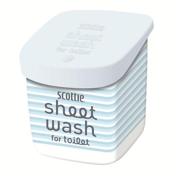 スコッティ シートウォッシュ for トイレット 10枚 本体 日本製紙