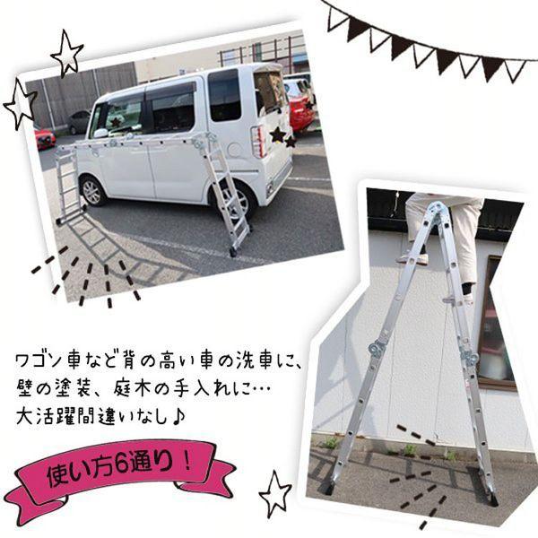 SIS 6WAY 多機能はしご AM0116D SIS (代引不可)(TD) : ラクチーナ