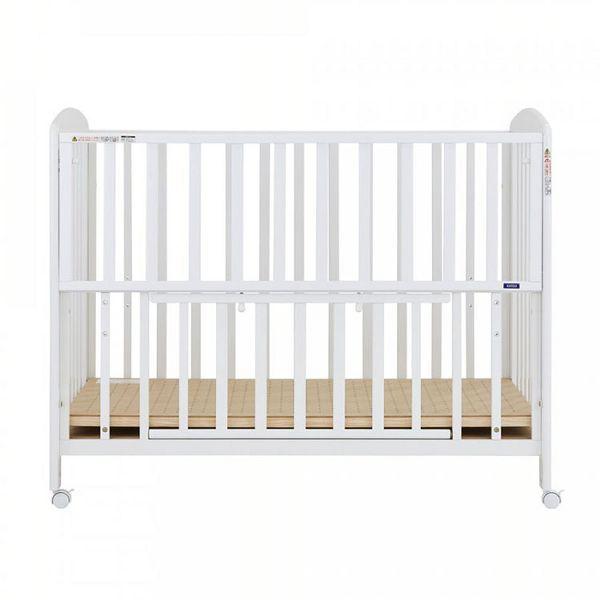 カトージ（KATOJI） タチベッド パンジー ホワイト ベビーベッド ハイ